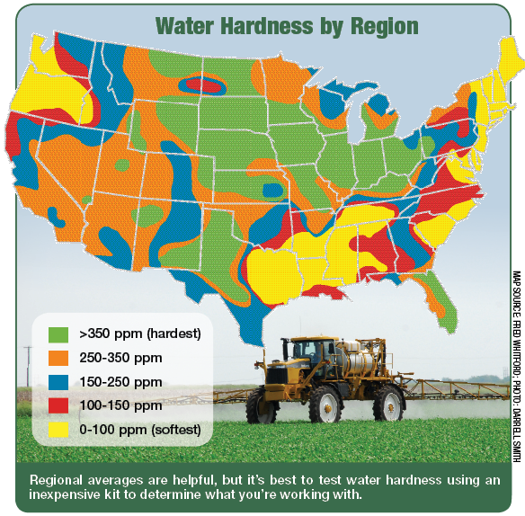 Water Hardness Map Usa - United States Map